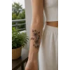 Gül Mini Geçici Dövme Tattoo