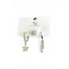 Gümüş Renk 3lü Ysx Küpe Set
