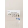 Gümüş Renk 6lı Karışık Figürlü Çelik Küpe Set