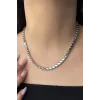 Gümüş Renk Arpa Model Çelik Kolye