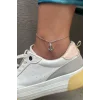 Gümüş Renk Çapa Figürlü Çelik Halhal