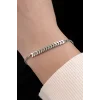 Gümüş Renk Çelik Bileklik (Unisex)