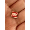Gümüş Renk İskambil Kartı Figürlü Çelik Nomination Charm (Tek)