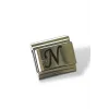Gümüş Renk N Harf Çelik Nomination Charm (Tek)