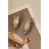Gümüş  Renk   Tx Küpe (Çift)