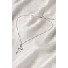 Gümüş Renk Yılan Figürlü Çelik Kolye