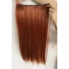 Isıya Dayanıklı Yarım Ay Saç Çıt Çıt / Düz / Bakır / 70Cm / 140Gr (13#)