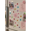 Karışık Renk Çiçek Figürlü Yapışkanlı Taş Sticker