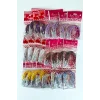 Karışık Renk Kancalı Lastik Toka Set