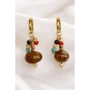 Karışık Renk Sallantılı Küpe (Çift)