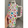 Karışık Renk Yapışkanlı Taş Sticker