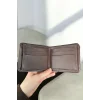 Koyu Kahve Renk Deri Erkek Cüzdan