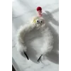 Krem Renk Canavar Figürlü Çocuk Taç