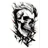 Kurukafa Geçici Dövme Tattoo