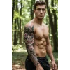 Kurukafa ve Baykuş Modelli Kol Dövme Tattoo
