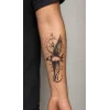 Kuş Dövme Geçici Tattoo