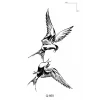 Kuş Mini Geçici Dövme Tattoo