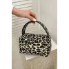 Leopar Desenli Makyaj Çantası
