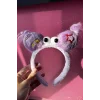 Lila Renk Canavar Figürlü Peluş Taç