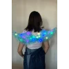 Mavi Renk Işıklı Melek Kanadı