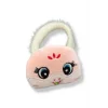 Pembe Renk Ayıcık Figürlü Peluş Simit Toka