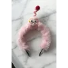 Pembe Renk Canavar Figürlü Çocuk Taç