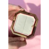 Pembe Renk Gül Figürlü Karton Çanta Hediyeli Hediye Kutusu