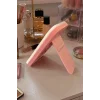 Pembe Renk Işıklı Masa Aynası