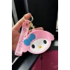 Pembe Renk Kedi Figürlü Anahtarlık/Cüzdan