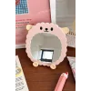 Pembe Renk Koyun Figürlü Masa Aynası