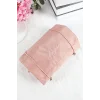 Pembe Renk Kozmetik Kişisel Bakım Rulo Haline Gelen Çanta