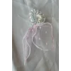 Pembe Renk Kurdele Figürlü Helezon Toka