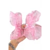 Pembe Renk Kurdele Figürlü Mandal Toka