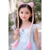 Pembe Renk Taç/Asa Set