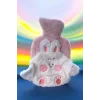 Pembe Renk Tavşan Figürlü Peluş Su Torbası