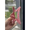 Pembe Renk Yıldız Figürlü Mandal Toka