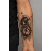 Pusula Geçici Dövme Tattoo