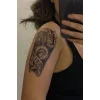 Saat Figürlü Geçici Dövme Tattoo