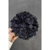 Siyah Renk Çiçek Figürlü Mandal toka
