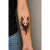 Tilki Geçici Dövme Tattoo