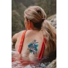Üçgen Gül Geçici Dövme Tattoo