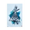 Üçgen Gül Geçici Dövme Tattoo