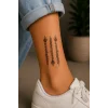 Yazılı Mini Dövme Geçici Tattoo