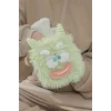 Yeşil Renk Canavar Figürlü Peluş Sıcak Su Torbası
