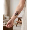 Yılanlı Gül Mini Geçici Dövme Tattoo