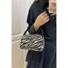 Zebra Desenli Makyaj Çantası