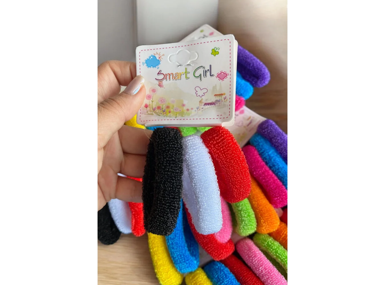 12li Karışık Renk Havlu Toka Set