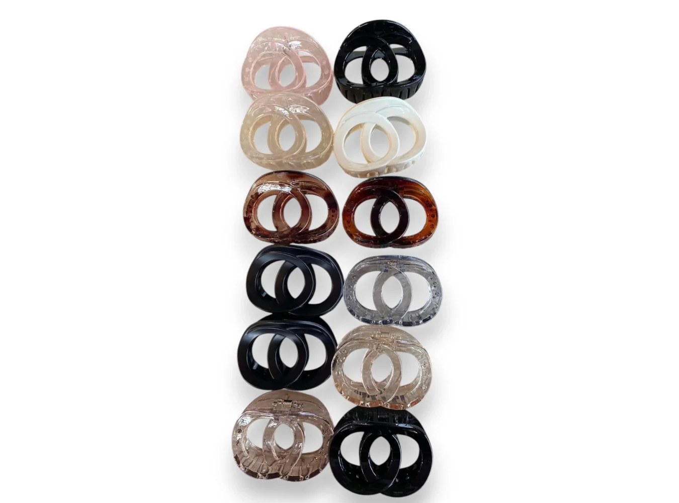 12li Karışık Renk Mandal Toka Set