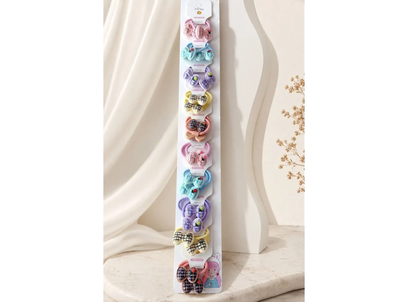 20li Karışık Renk Lastik Toka Set