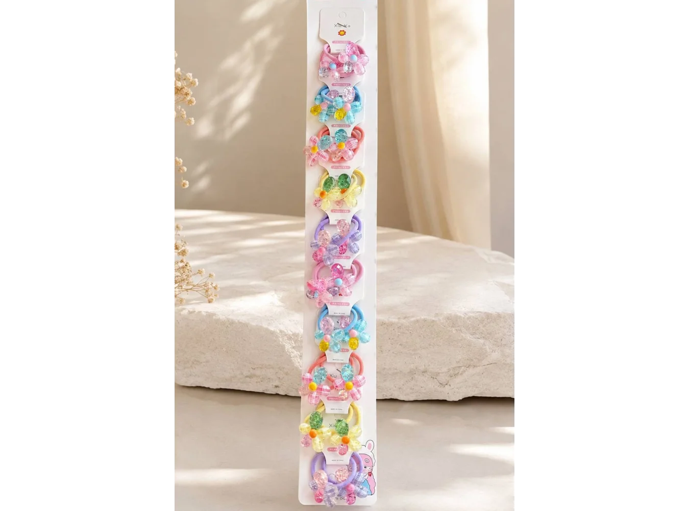 20li Karışık Renk Lastik Toka Set